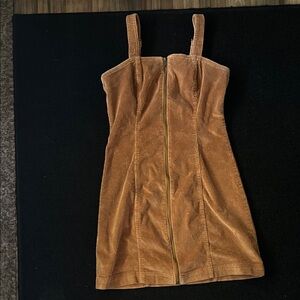 Corduroy Tan Dress